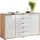 Wiemann Kombikommode 141 x 86 x 43 cm Braun / Weiß