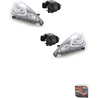 Johns, Scheinwerfer + Osram Night Breaker Laser passend für Honda Jazz GE 08-11 Set L R 33150TF0G01 33100TF0G01 33130SJKJ01