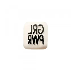 LaDot Stein "Girlpower" (1,5 x 1,5 cm) - Temporärer Tattoo Stempel