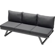 Sieger Auckland Loungeliege eisengrau/grau