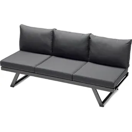 Sieger Auckland Loungeliege eisengrau/grau