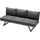 Sieger Auckland Loungeliege eisengrau/grau