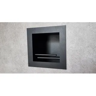 TOILETTENPAPIERHALTER Unterputz, Schwarz