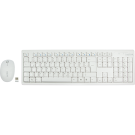 Logilink Funk Tastatur DE Set weiß (ID0104W)