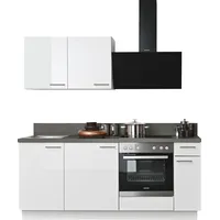 kochstation Küchenzeile KS-Scafa 200 cm weiß