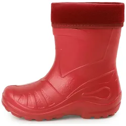 Kinder Gummistiefel gefüttert KL050 - Rot - 23