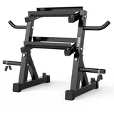 IMAYCC Kurzhantelständer Kurzhantelablage Hantelständer Hantelscheibenständer Belastbarkeit 350-400kg/800lbs und Höhe 3 Ebenen Weight Storage Organizer für Home Gym Gewicht Rack