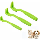 3-teiliges Zeckenentferner-set, Zeckenpinzette Aus Kunststoff, Effektives Zeckenentfernungswerkzeug Für Hunde Und Katzen