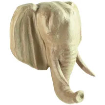 Décopatch Pappmaché Elefantenkopf 36cm