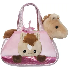 Herma Aurora Fancy Pals Peek-a-Boo Pferd, Plüschtier, 20cm, braun,