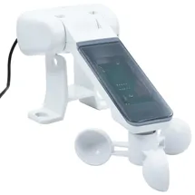 vidaXL Markise Automatisch mit LED & Windsensor 3x2,5 cm Anthrazit - Grau