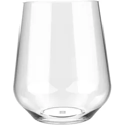 72 Mehrwegbecher Wasserglas Tritan 390ml Wiederverwendbar Kunststoff unzerbrechlich transparent Wasser Becher
