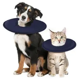 dehner lieblinge Leckschutzkragen für Hunde und Katzen 60 cm Blau/Schwarz XL