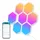 Govee Glide Hexa Light Panels 10 weiß Glas, Holz, Kunststoff