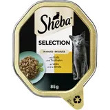 Sheba Selection in Sauce Kalb und Truthahn 22 x 85 g