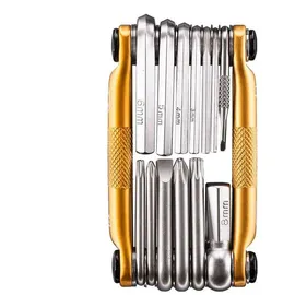 Crankbrothers Multitool M-13 gold Fahrrad Reparatur Werkzeug