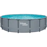 Summer Waves Elite Frame Pool 549 x 132 cm Anthrazit