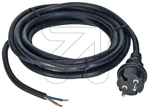 Anschlußleitung mit Konturenstecker H07RN-F 2x1,5mm2 5m