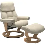 Stressless Ruby M | Classic Untergestell Batick Cream Eichefarben