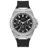 GUESS GW0208G1 Zeus Uni Uhr 47mm 5ATM - Schwarz/Schwarz