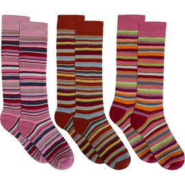 Normani Kniestrümpfe 3 Paar Rosa 31-34