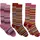 Normani Kniestrümpfe 3 Paar Rosa 31-34