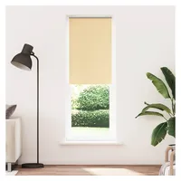 VidaXL Verdunklungsrollo, vidaXL, Verdunkelungsrollo Beige 85x230cm Stoffbreite 80,7 cm