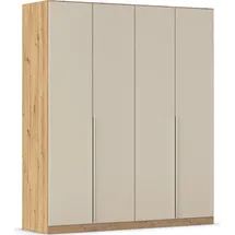 Rauch Drehtürenschrank »Kleiderschrank Schrank Garderobe AGORDO TOPSELLER Schlafzimmer«, (in zwei Griff-Farben mit Dekor- oder Hochglanzfront), durchdachte Innenausstattung, in 6 Breiten und 2 Höhen MADE IN GERMANY, braun