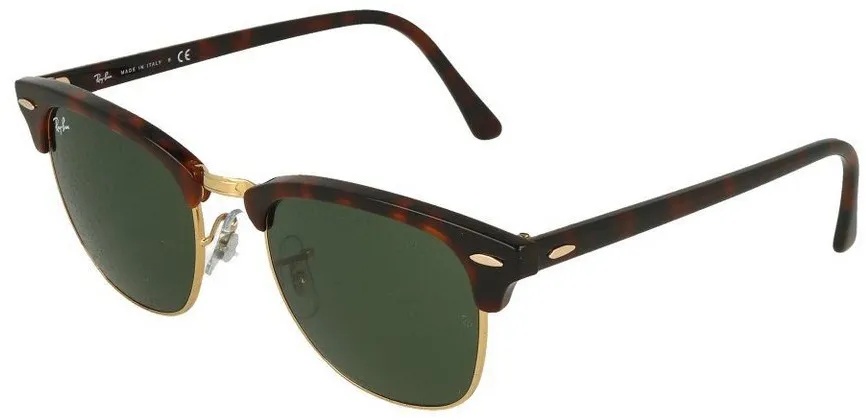 Ray-Ban Sonnenbrille Ray-Ban Clubmaster RB3016 W0366_51 Mock Tortoise On Arista braun 51 mm