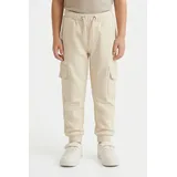 blue seven Sweathose BLUE SEVEN, "Blue Seven Jogginghose", Jungen, Gr. 128, 0490, kiesel, 100% Baumwolle, regular fit, Hosen Sweathose,