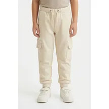 blue seven Sweathose BLUE SEVEN, "Blue Seven Jogginghose", Jungen, Gr. 128, 0490, kiesel, 100% Baumwolle, regular fit, Hosen Sweathose,