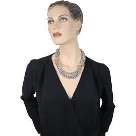 COLLEZIONE ALESSANDRO Kette mit Anhänger Edgy Glam Silber