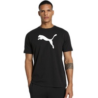 Puma teamRISE Logo Baumwolltrikot Herren 03 black/white M