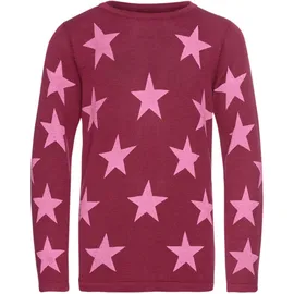 Kidsworld Strickpullover in bordeaux gemustert), | Gr.: 176/182,