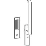 GU Energy GU HS Drehgriffgarnitur DIRIGENT Griff innen ohne Pz Alu silber eloxiert