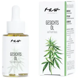 raw naturkosmetik Gesichtsöl Hanf 30 ml
