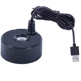 Oniissy USB 5V Mist Maker Kleiner Steingarten Mist Maker mit USB Power zur Verbesserung von Teichen und Vasen Schaffung eines Nebeleffekts Fortschrittliche Sound-Technologie für bessere Luftqualität