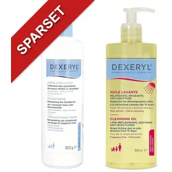 Dexeryl Pflegecreme + Dexeryl Reinigungsöl