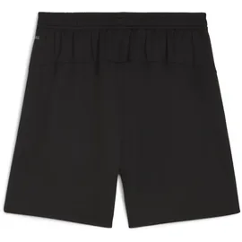 Puma Sporthose "Stade Rennais FC 25/26 Shorts Herren", Gr. XS, Normalgrößen, schwarz (schwarz copper metallic), Obermaterial: 100% Polyester, unifarben, regular fit, Hosen Sporthose