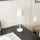 Homcom Tischlampe Weiß