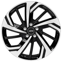 Autec Rixon Schwarz poliert Alufelge 19 Zoll ET58 5x112