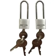 Primaster Vorhängeschlösser Aluminium 55 mm inkl. 6 Schlüssel