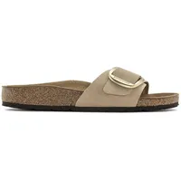 Birkenstock Madrid Big Buckle Nubuck Leather Sandalen - Sandcastle - EU 38