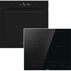 Daewoo Backofen Hydrolyse SoftClose 73L + Induktionskochfeld 60cm PowerBoost