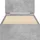 vidaXL Bettgestell 90 x 200 cm H2 Grau