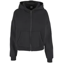 URBAN CLASSICS Damen Hoodie Schwarz L