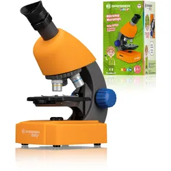 BRESSER JUNIOR Kindermikroskop mit Zoomokular 40x-640x Vergrößerung