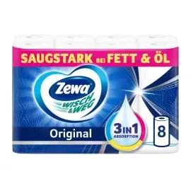 Zewa Küchenrolle Wisch & Weg Original 2-lagig 8 St.