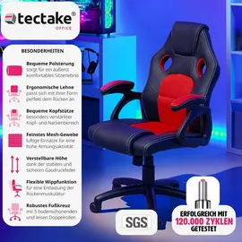 Tectake Mike schwarz/rot