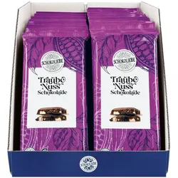 Schokoliebe Traube Nuss Schokolade 100 g, 44er Pack
